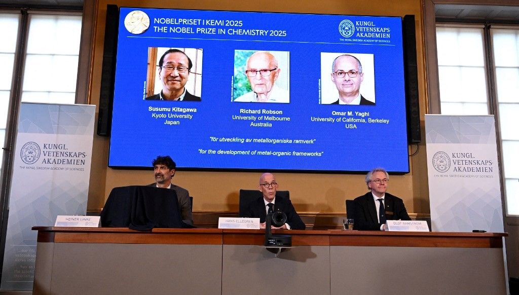 2025 Nobel Kimya Ödülü’nü kazanan 3 isim belli oldu