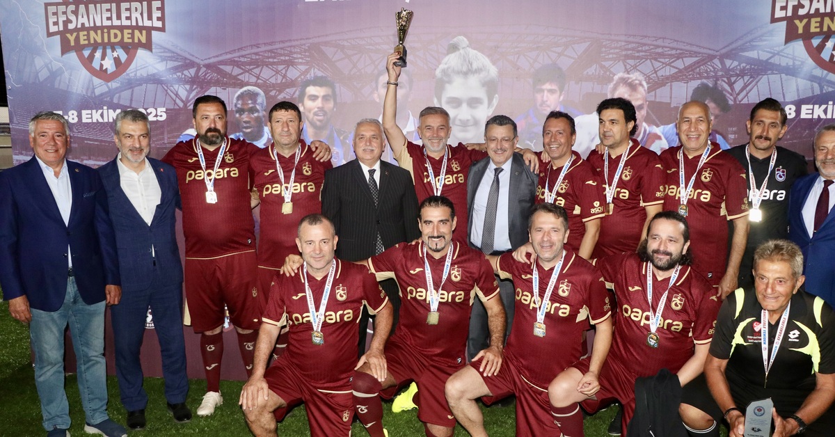 “Efsanelerle Yeniden” futbol turnuvası sona erdi