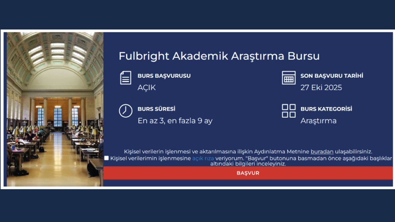 Fulbright Akademik Araştırma Bursu