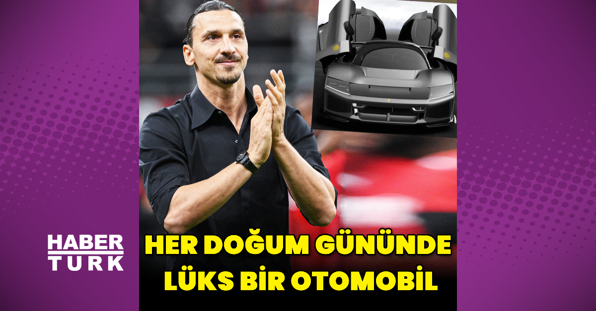 Her doğum gününde lüks bir otomobil