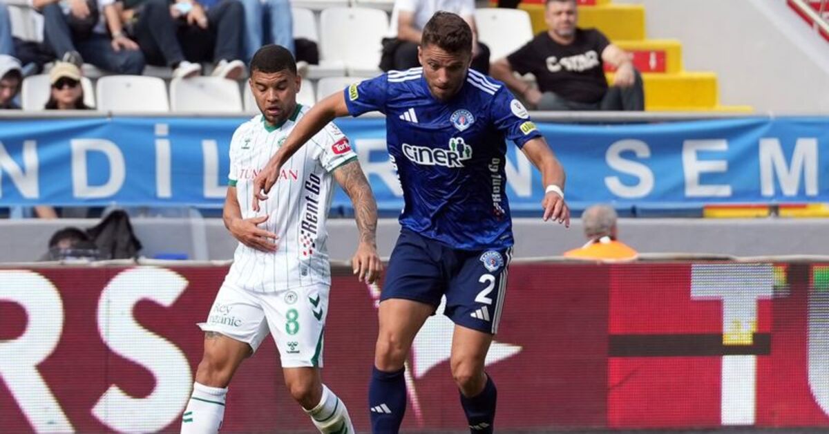 Kasımpaşa-Konyaspor maçında kazanan yok!
