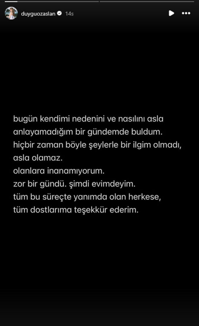 “Olanlara inanamıyorum”