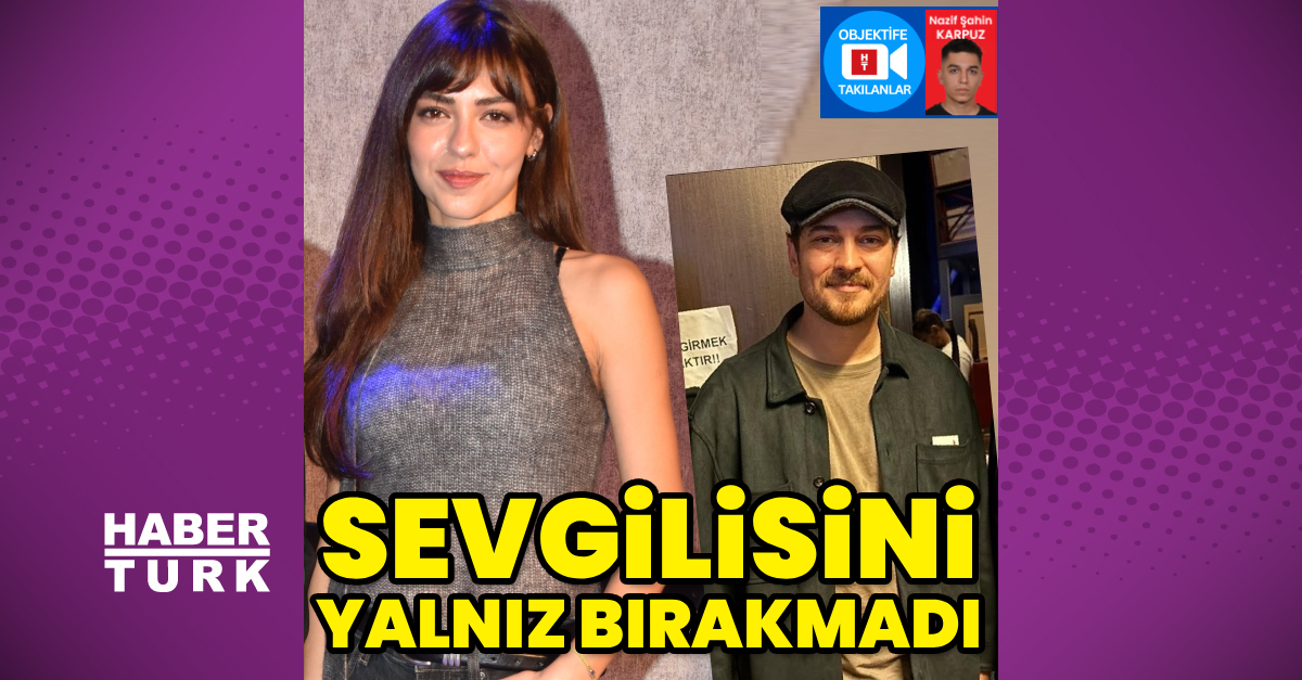 Sevgilisini yalnız bırakmadı