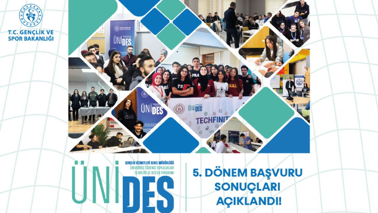 ÜNİDES 5. Dönem Başvuru Sonuçları Açıklandı!