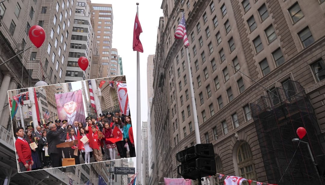 Wall Street’te göndere Türk bayrağı çekildi
