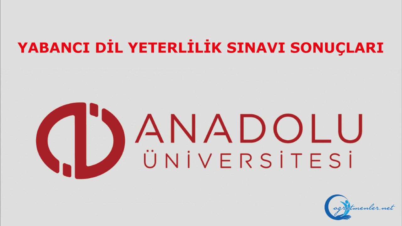 Yabancı Dil Yeterlilik Sınavı Sonuçları