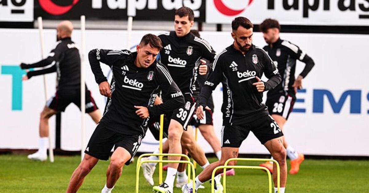 Beşiktaş 3 eksikle çalıştı