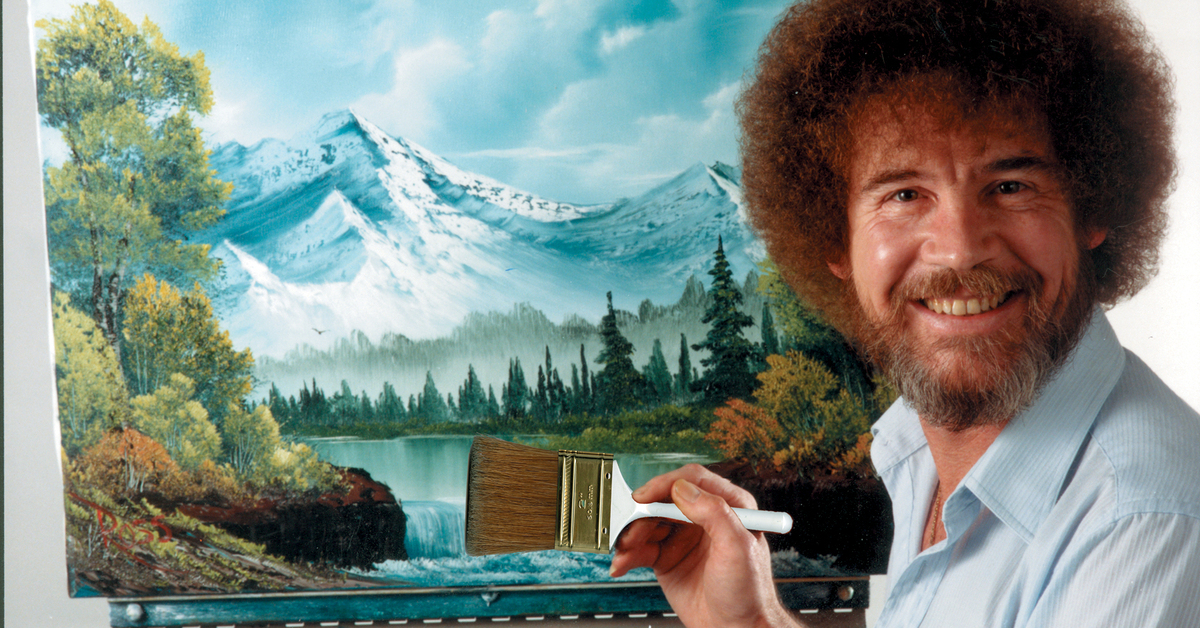 Bob Ross’un ‘mutlu ağaç’lı tablolarına 600 bin dolar!