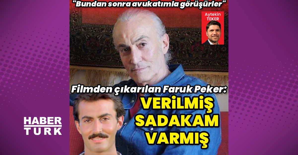 “Verilmiş sadakam varmış”